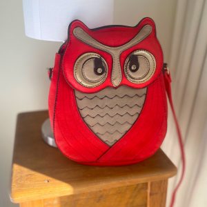 Vintage vinyl owl handbag - Brisbane