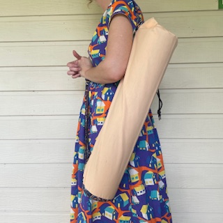 peach yoga mat